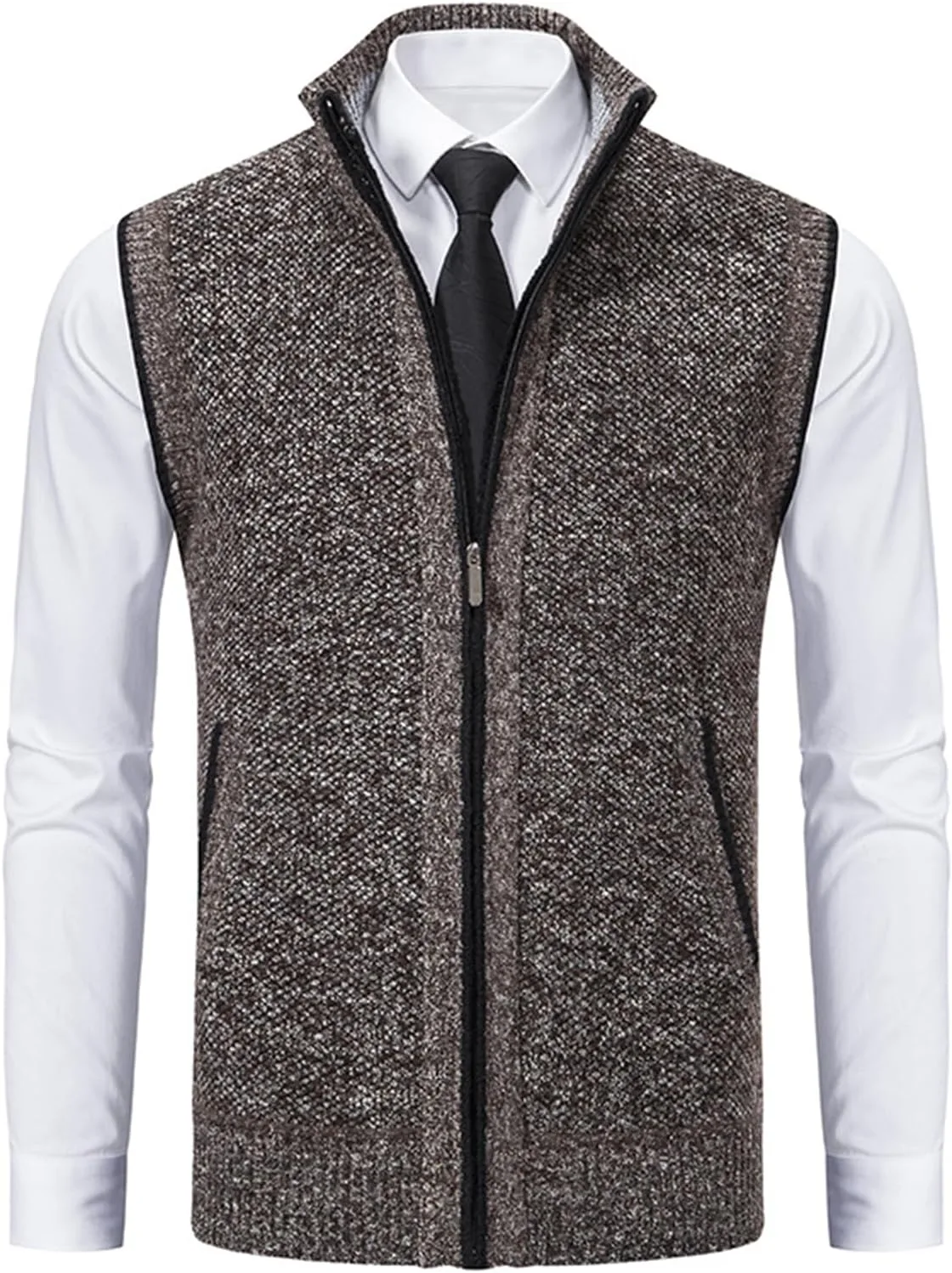 Мужской кардиган с воротником стойкой, slim fit, утепленный CHXLQQX
Мужской кардиган с воротником стойкой, slim fit, утепленный CHXLQQX