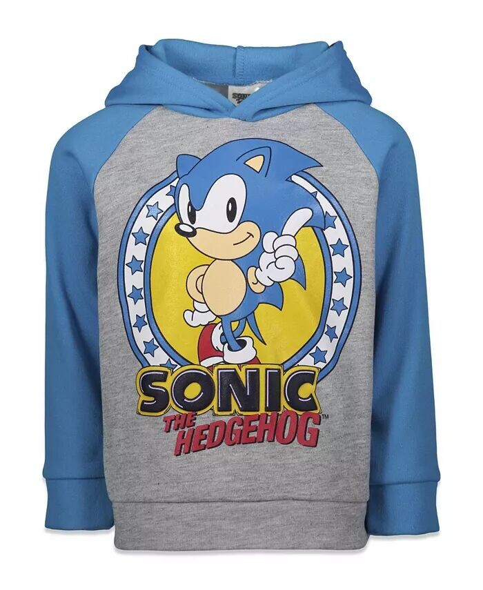 Толстовка с капюшоном Sonic the Hedgehog Tails Knuckles для мальчиков для малышей Sega, мультиколор
Толстовка с капюшоном Sonic the Hedgehog Tails Knuckles для мальчиков для малышей Sega, мультиколор