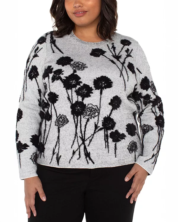 Свитер с длинными рукавами и круглым вырезом Liverpool Los Angeles Plus, мультиколор
Свитер с длинными рукавами и круглым вырезом Liverpool Los Angeles Plus, мультиколор