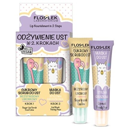 Набор масок «Лаймовый пилинг и груша», Floslek
Набор масок «Лаймовый пилинг и груша», Floslek