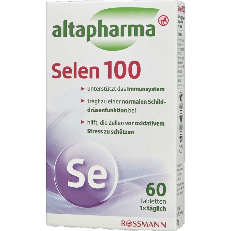 Селен 100 altapharma, 9 g
Селен 100 altapharma, 9 g