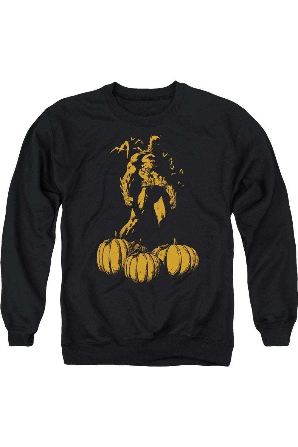 Толстовка с круглым вырезом для взрослых Batman A Bat Among Pumpkins Gildan, черный
Толстовка с круглым вырезом для взрослых Batman A Bat Among Pumpkins Gildan, черный
