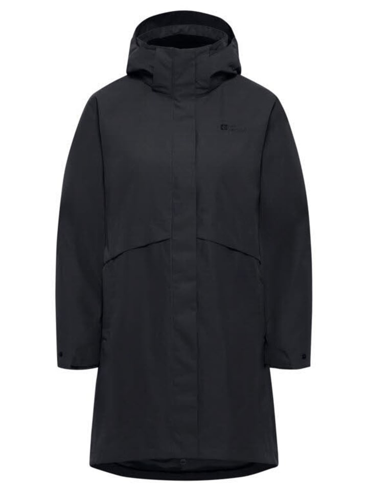Дождевик Jack Wolfskin, черный 
Дождевик Jack Wolfskin, черный