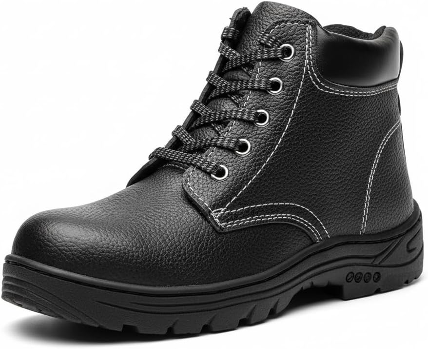 Ботинки FLOWERGIRR для мужчин с стальным носком, проколоустойчивые, защитные от электрического удара, водонепроницаемые кожаные противоскользящие промышленные строительные ботинки для сварки, черный
Ботинки FLOWERGIRR для мужчин с стальным носком, проколоустойчивые, защитные от электрического удара, водонепроницаемые кожаные противоскользящие промышленные строительные ботинки для сварки, черный