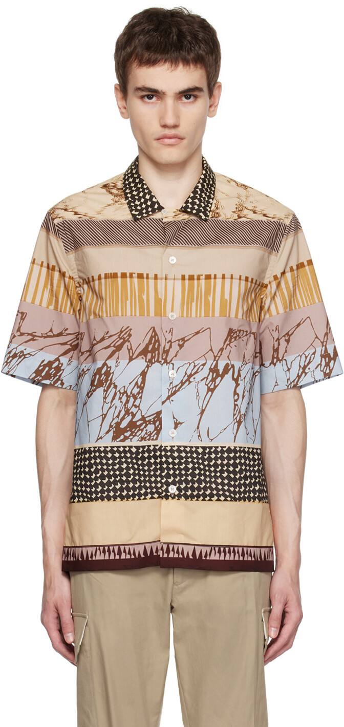 Рубашка в разноцветную полоску в сборную полоску Paul Smith
Рубашка в разноцветную полоску в сборную полоску Paul Smith