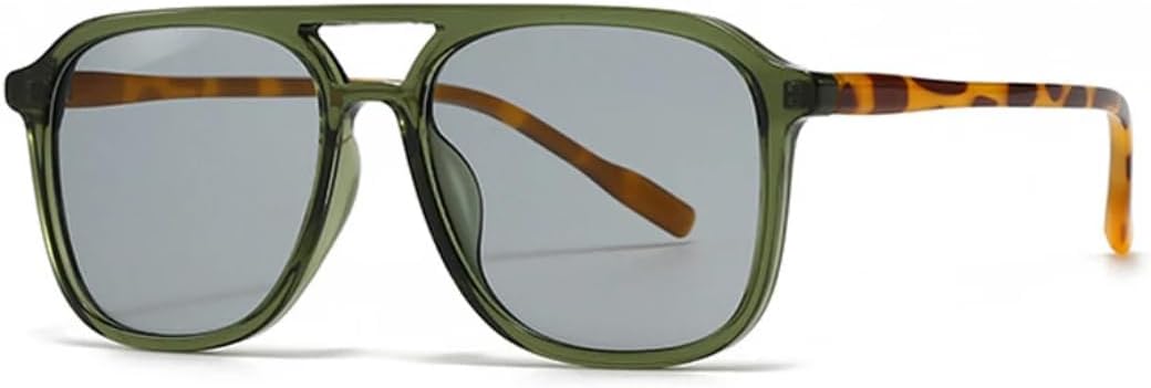 Мужские солнцезащитные очки в стиле ретро с двойной перемычкой, модные сине-зеленые оттенки, защита от УФ-излучения UV400, женские трендовые градиентные очки UUPTTPL, Green Light Gray
Мужские солнцезащитные очки в стиле ретро с двойной перемычкой, модные сине-зеленые оттенки, защита от УФ-излучения UV400, женские трендовые градиентные очки UUPTTPL, Green Light Gray