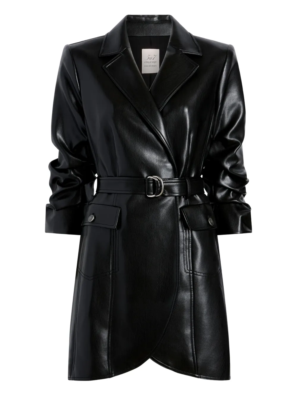 Платье мини с поясом Cinq A Sept, черный
Платье мини с поясом Cinq A Sept, черный