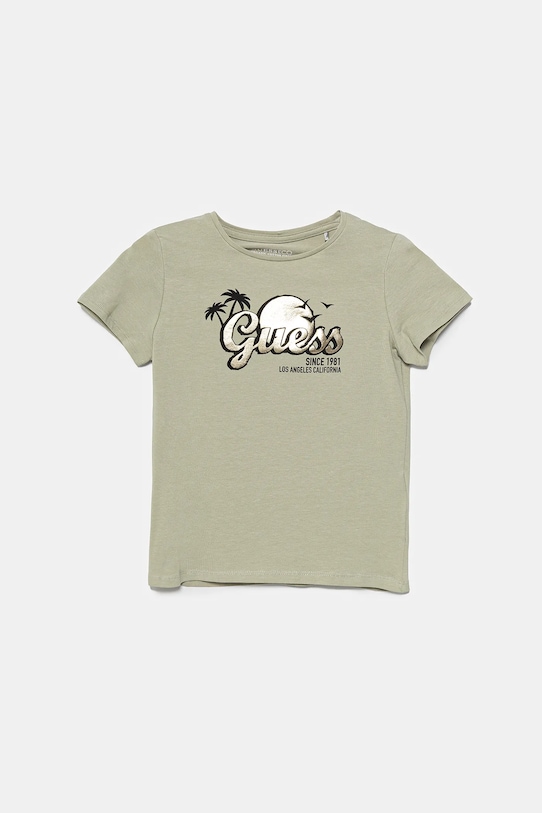 Детская футболка Guess, зеленый 
Детская футболка Guess, зеленый