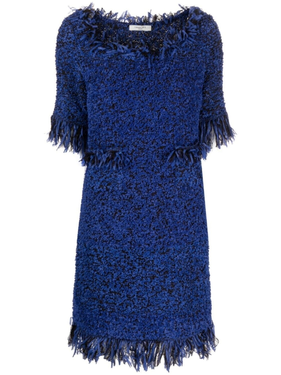 Charlott платье с рукавами три четверти и бахромой, синий
Charlott платье с рукавами три четверти и бахромой, синий