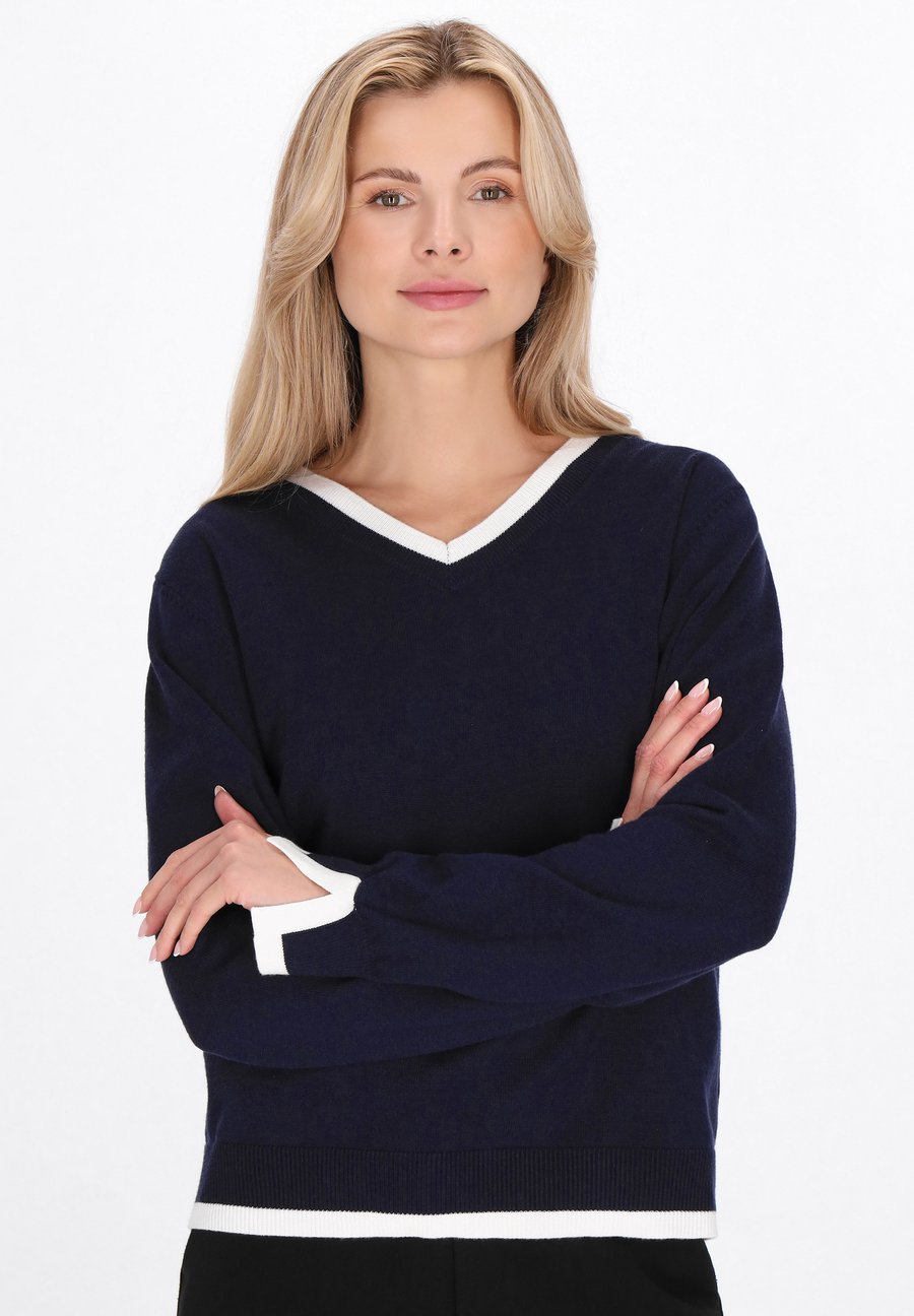 Джемпер usha Jumper, Navy/Offwhite/Dark Blue
Джемпер usha Jumper, Navy/Offwhite/Dark Blue