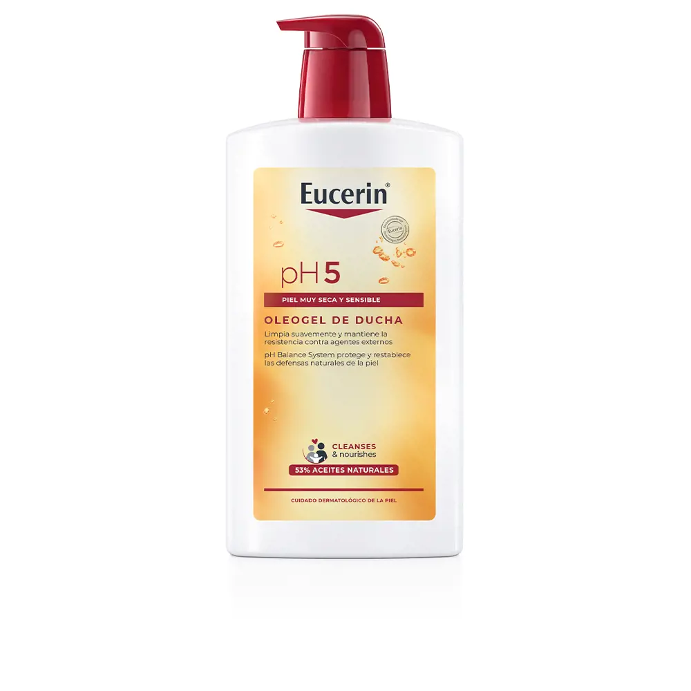 Гель для душа Ph5 aceite de ducha corporal corporal Eucerin, 1000 мл. 
Гель для душа Ph5 aceite de ducha corporal corporal Eucerin, 1000 мл.