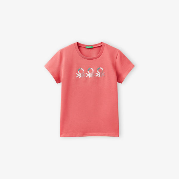 Футболка Benetton Glitter-Logo, розовый
Футболка Benetton Glitter-Logo, розовый