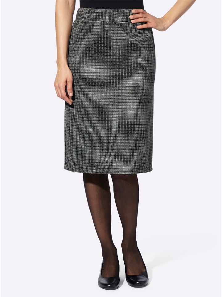 Юбка из джерси в черно-белую клетку WITT WEIDEN
Юбка из джерси в черно-белую клетку WITT WEIDEN