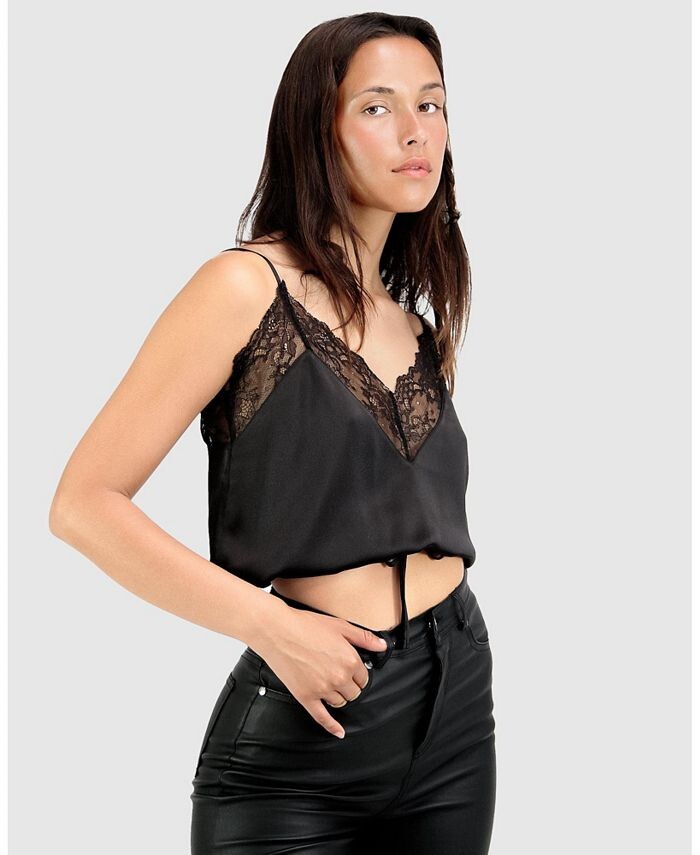 Женская кружевная майка Friday Nights Belle & Bloom, черный
Женская кружевная майка Friday Nights Belle & Bloom, черный