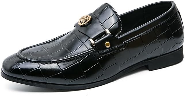 Мужские лоферы Santimon Mens Penny из крокодиловой кожи, деловые туфли без шнурков, подходящие для ежедневной носки, работы и свадебных мероприятий, черный
Мужские лоферы Santimon Mens Penny из крокодиловой кожи, деловые туфли без шнурков, подходящие для ежедневной носки, работы и свадебных мероприятий, черный