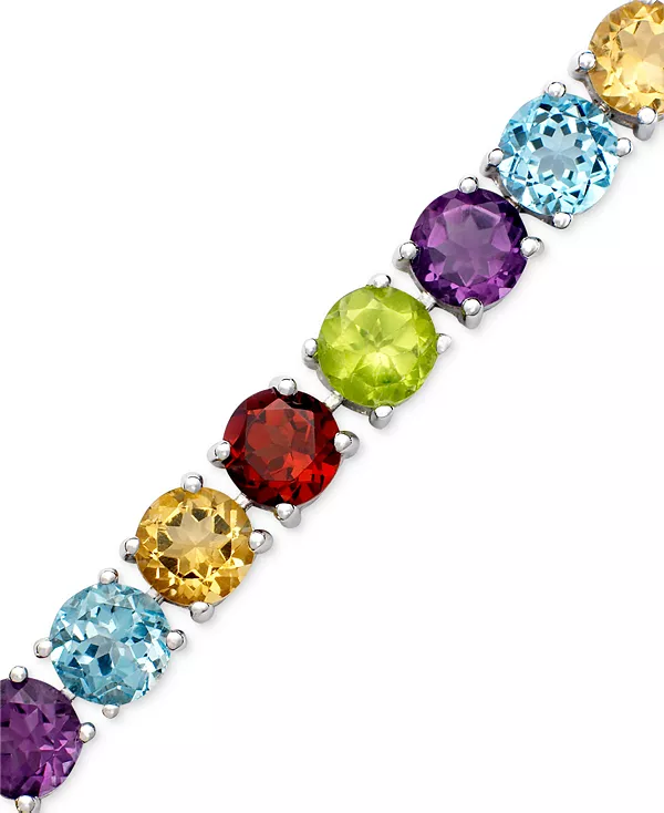 Браслет из стерлингового серебра с аметистом (14 карат) (также доступен с гранатом и другими камнями) Macy'S, multi
Браслет из стерлингового серебра с аметистом (14 карат) (также доступен с гранатом и другими камнями) Macy'S, multi