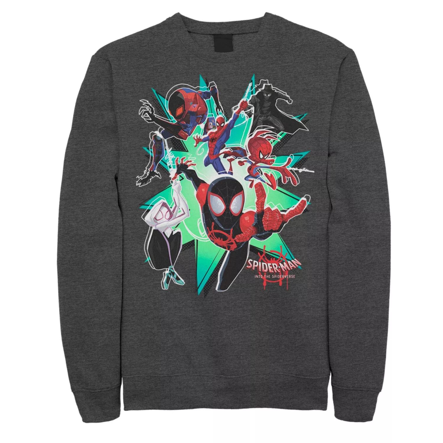 Мужской флисовый пуловер с графическим рисунком Marvel Spider-Man Spiderverse Action Group
Мужской флисовый пуловер с графическим рисунком Marvel Spider-Man Spiderverse Action Group