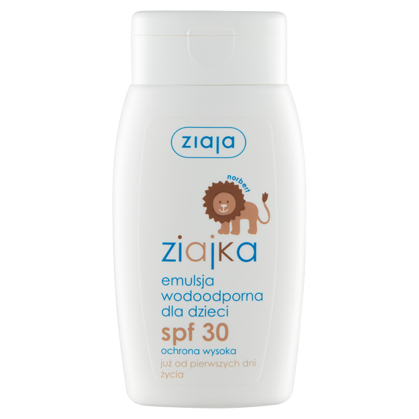 Водостойкий солнцезащитный лосьон для детей spf30, 125 мл Ziaja Ziajka
Водостойкий солнцезащитный лосьон для детей spf30, 125 мл Ziaja Ziajka