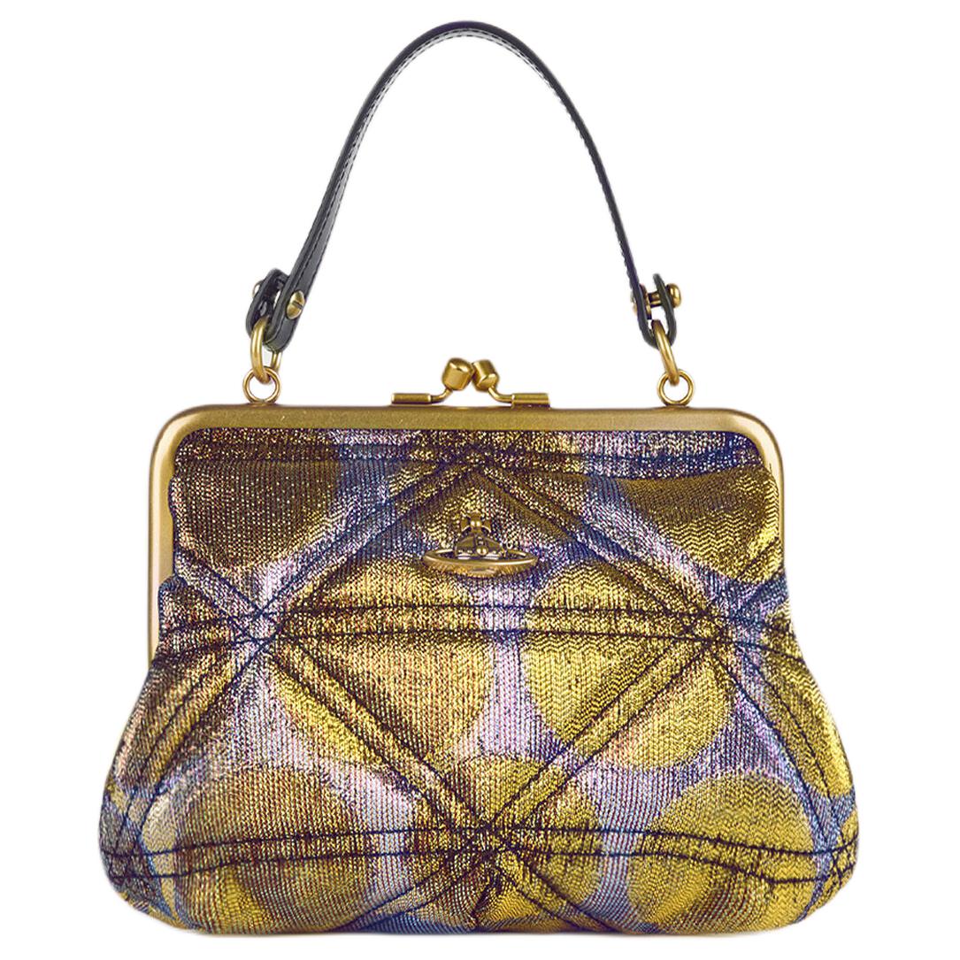 Сумка через плечо Granny Frame из переработанного полиэстера Vivienne Westwood золотистая
Сумка через плечо Granny Frame из переработанного полиэстера Vivienne Westwood золотистая