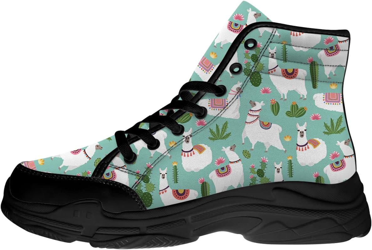 Женские высокие кеды Llama, кружевные кроссовки на платформе из канвы, подарки для нее и для него Generic, белый/черный/зеленый
Женские высокие кеды Llama, кружевные кроссовки на платформе из канвы, подарки для нее и для него Generic, белый/черный/зеленый