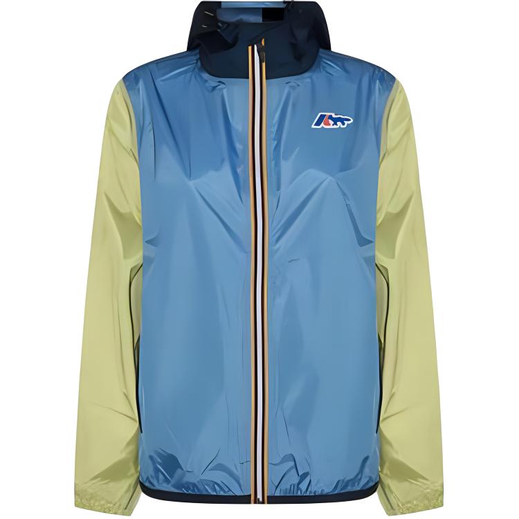 Maison Kitsune X K-Way Куртка с капюшоном и цветными блоками, Blue Green
Maison Kitsune X K-Way Куртка с капюшоном и цветными блоками, Blue Green