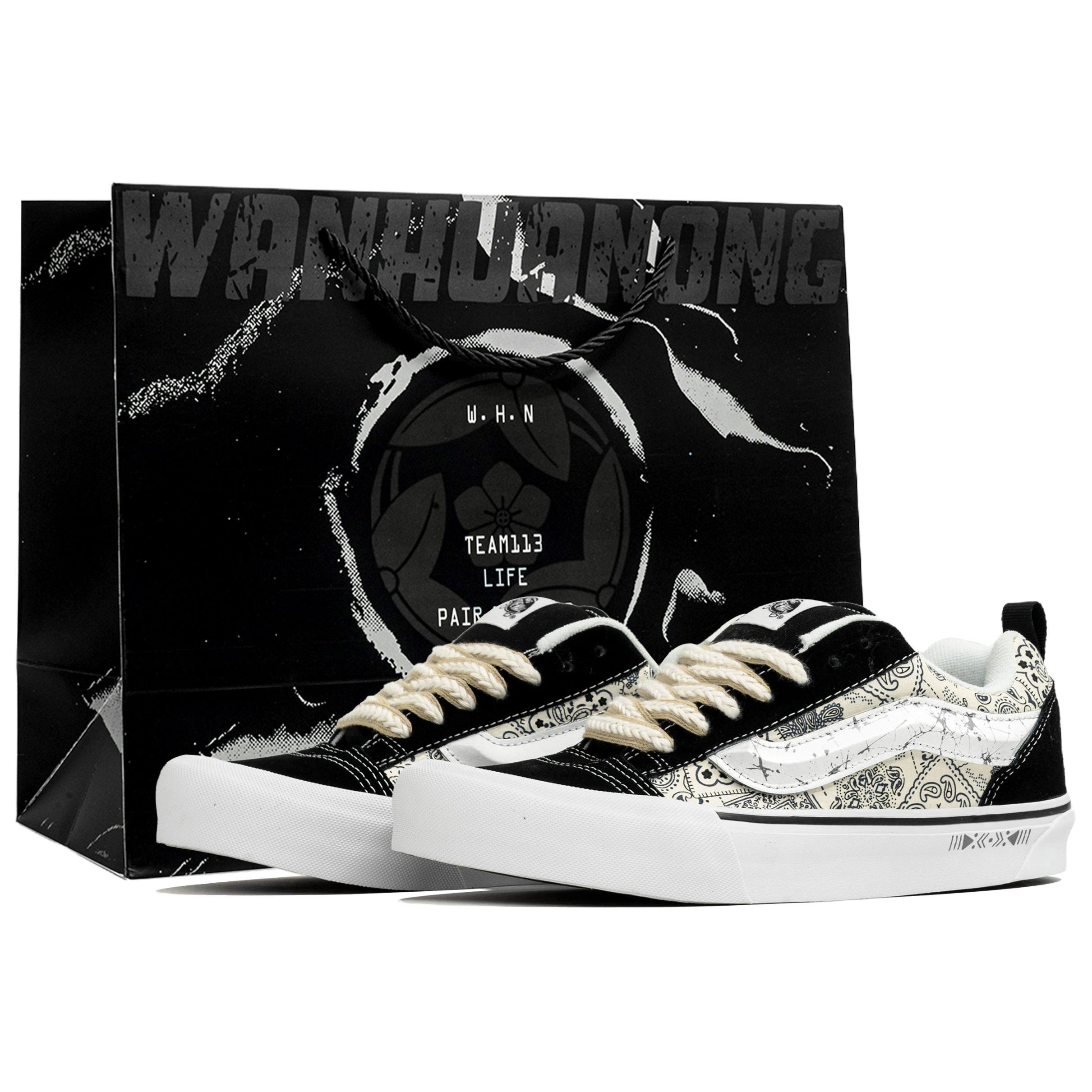 Knu Skool Wan Hua Nong, Mi Zhong Cashews, Shopping Bag Abrasion Resistant низкие кроссовки для скейтбординга Unisex Vans, черный белый
Knu Skool Wan Hua Nong, Mi Zhong Cashews, Shopping Bag Abrasion Resistant низкие кроссовки для скейтбординга Unisex Vans, черный белый