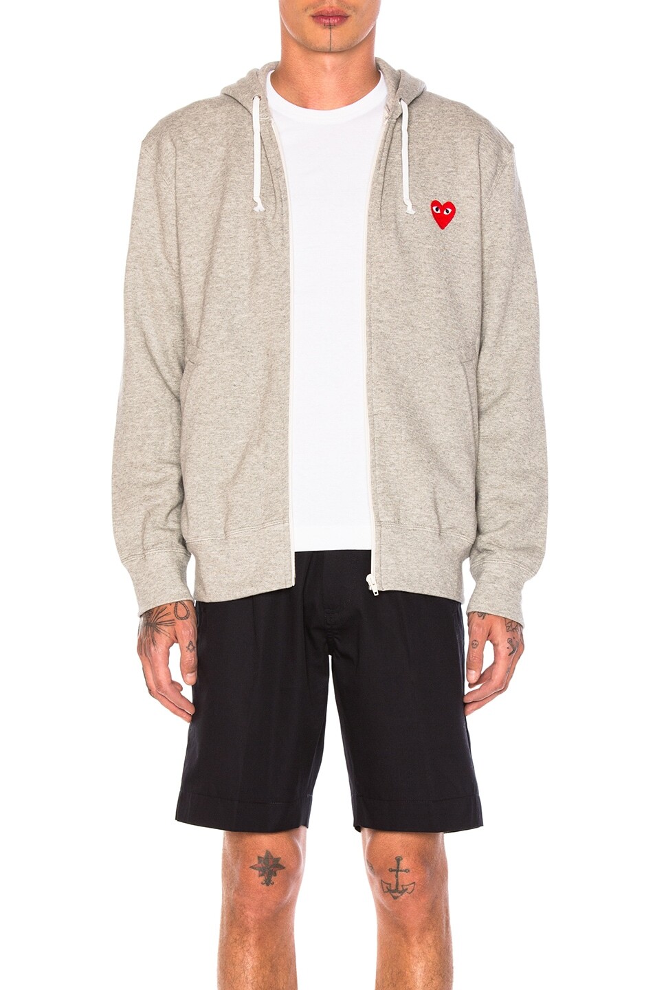 Худи Comme des Garçons Red Emblem Zip Cotton, серый
Худи Comme des Garçons Red Emblem Zip Cotton, серый