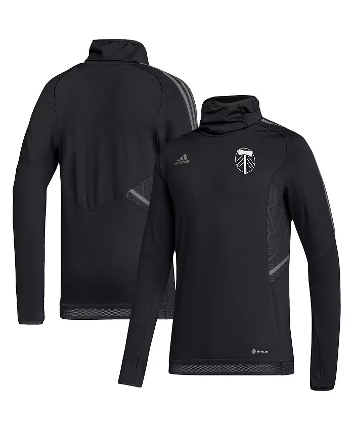 Мужская черная теплая толстовка-разминка Portland Timbers COLD.RDY с регланными рукавами adidas
Мужская черная теплая толстовка-разминка Portland Timbers COLD.RDY с регланными рукавами adidas