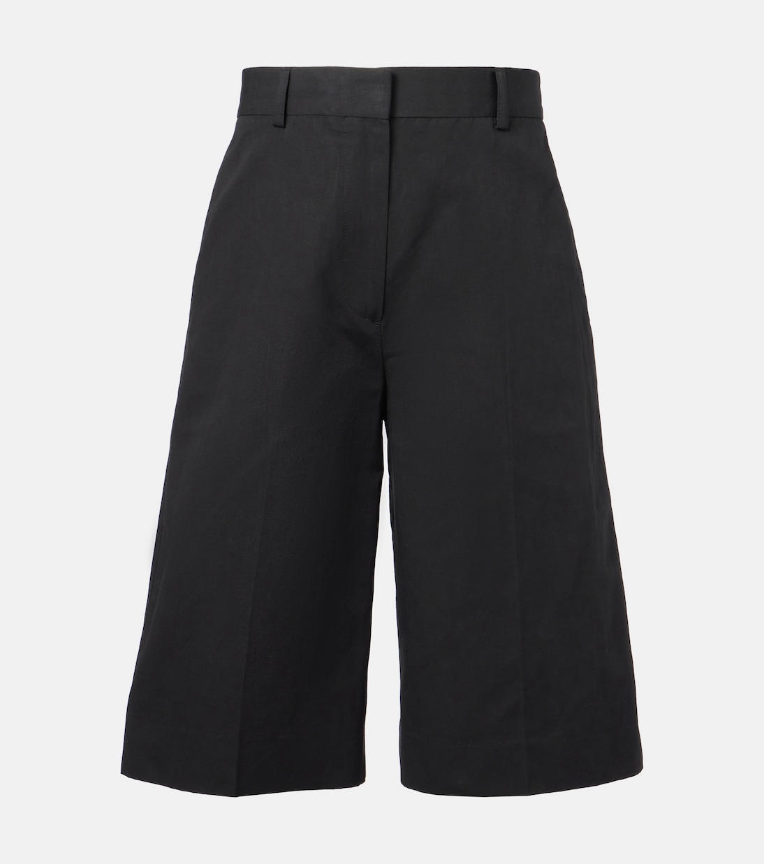 Бермуды из хлопка и льна Toteme, черный
Бермуды из хлопка и льна Toteme, черный