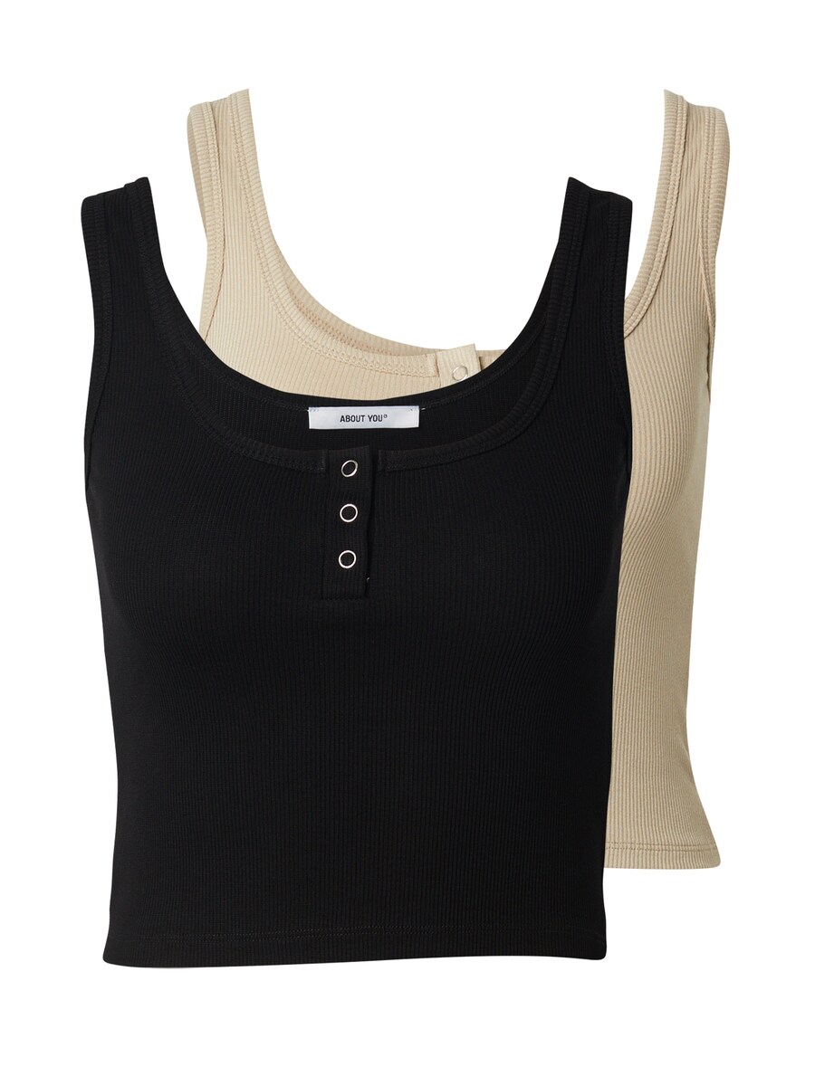 Топ ABOUT YOU Dotta, цвет Sand/Black
Топ ABOUT YOU Dotta, цвет Sand/Black