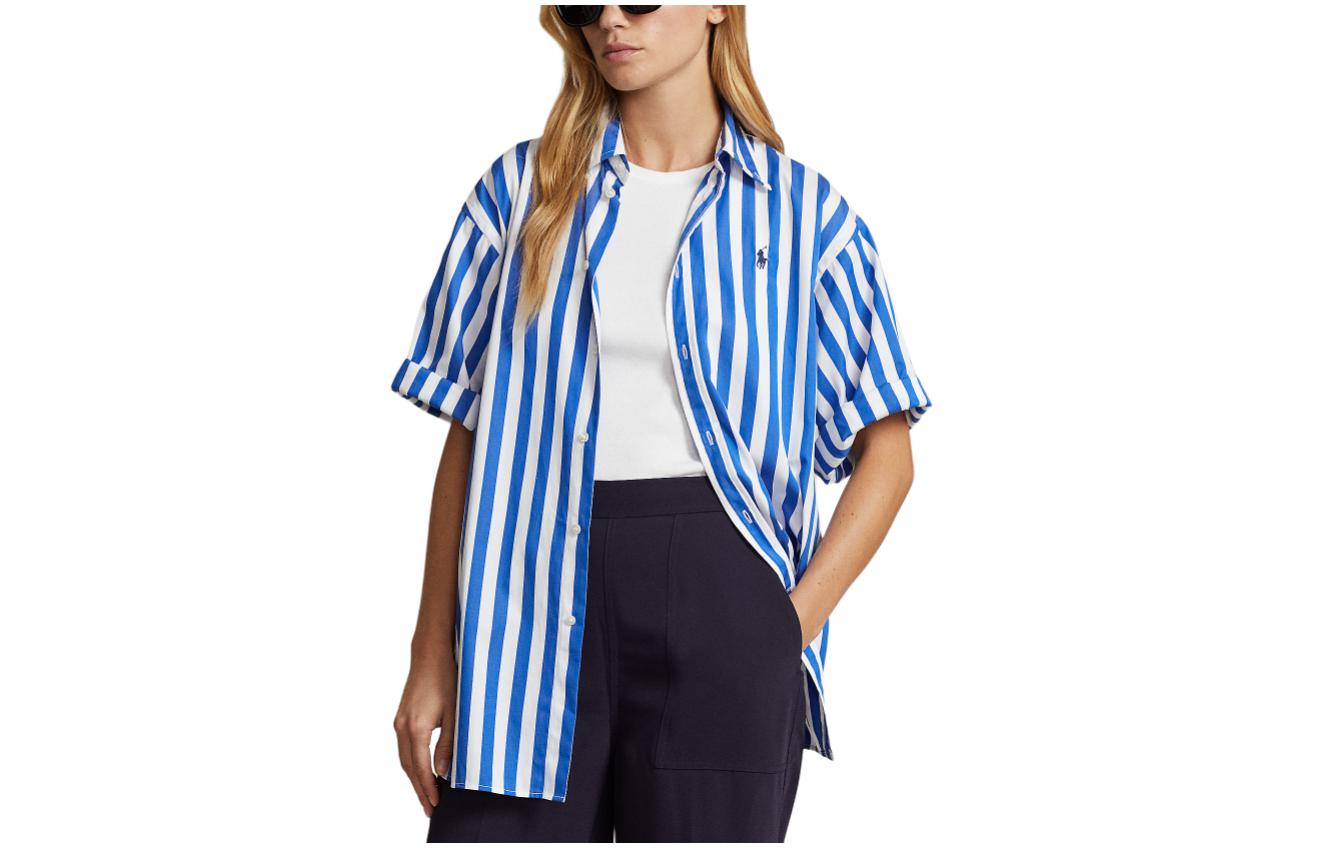 Polo Ralph Lauren Рубашка SS24 женская синяя
Polo Ralph Lauren Рубашка SS24 женская синяя