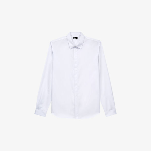 Хлопковая рубашка обычного кроя The Kooples, белый
Хлопковая рубашка обычного кроя The Kooples, белый