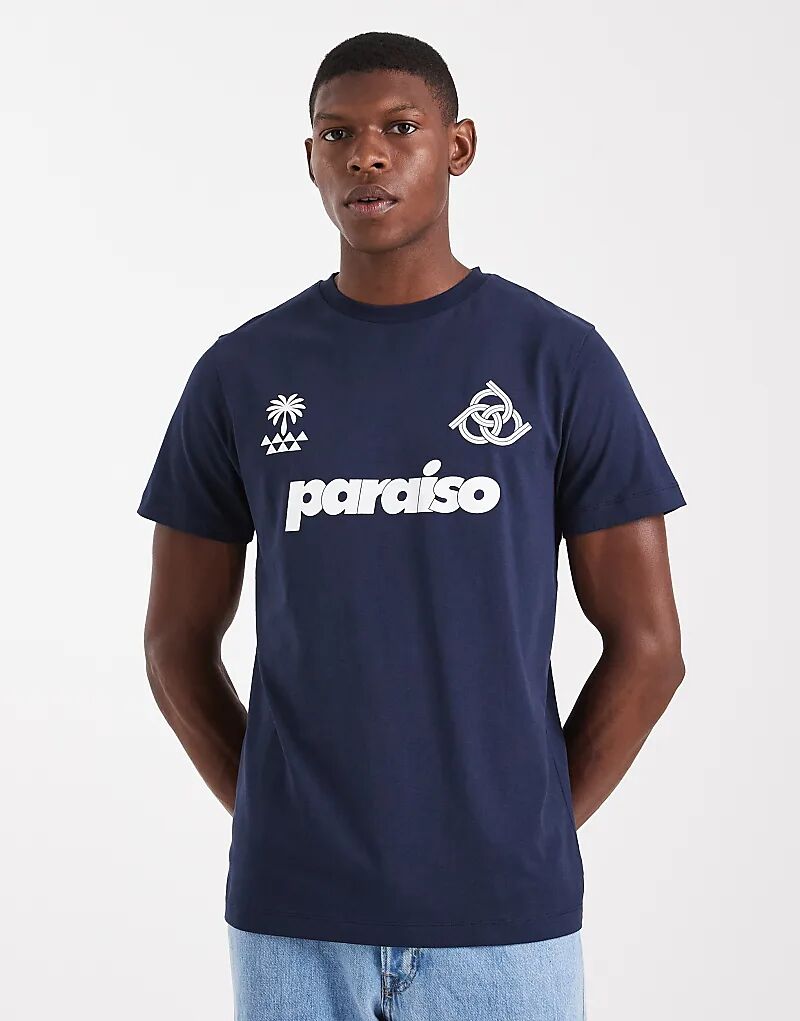 Футболка ASOS DESIGN со спортивной графикой темно-синего цвета
Футболка ASOS DESIGN со спортивной графикой темно-синего цвета