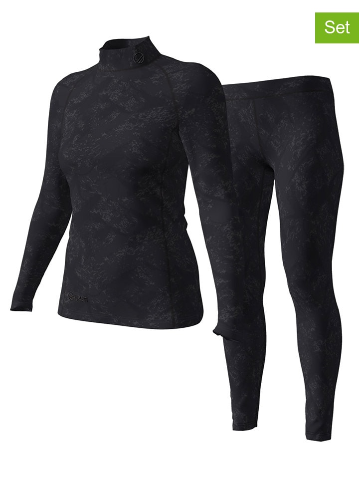 Halti Комплект термобелья «Windfire» (2 шт.), черный
Halti Комплект термобелья «Windfire» (2 шт.), черный