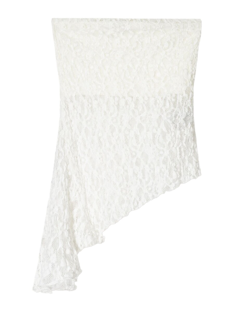 Топ Bershka, белый 
Топ Bershka, белый