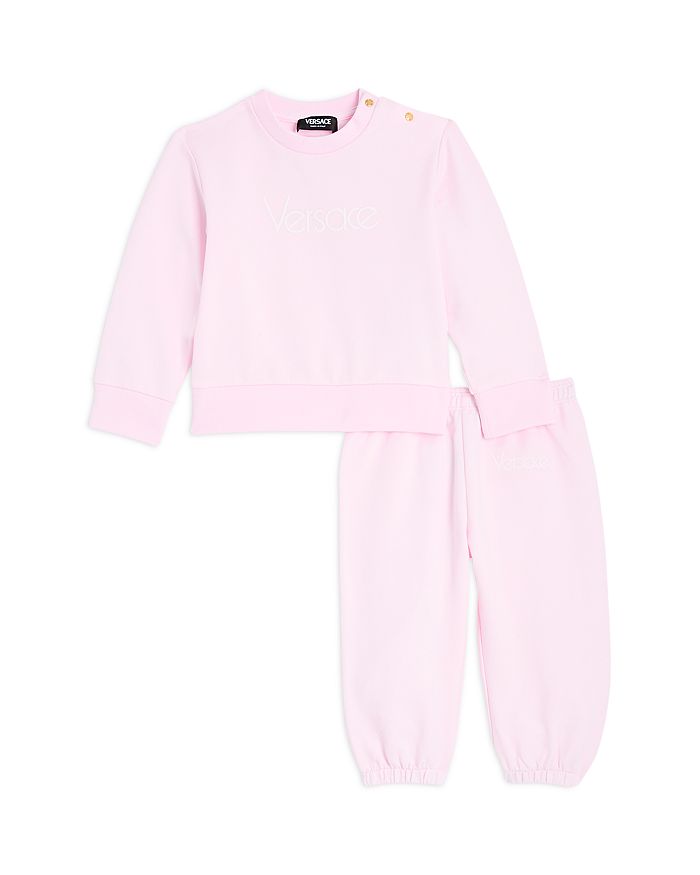 Унисекс комплект худи и джоггеров - Baby Versace, розовый
Унисекс комплект худи и джоггеров - Baby Versace, розовый