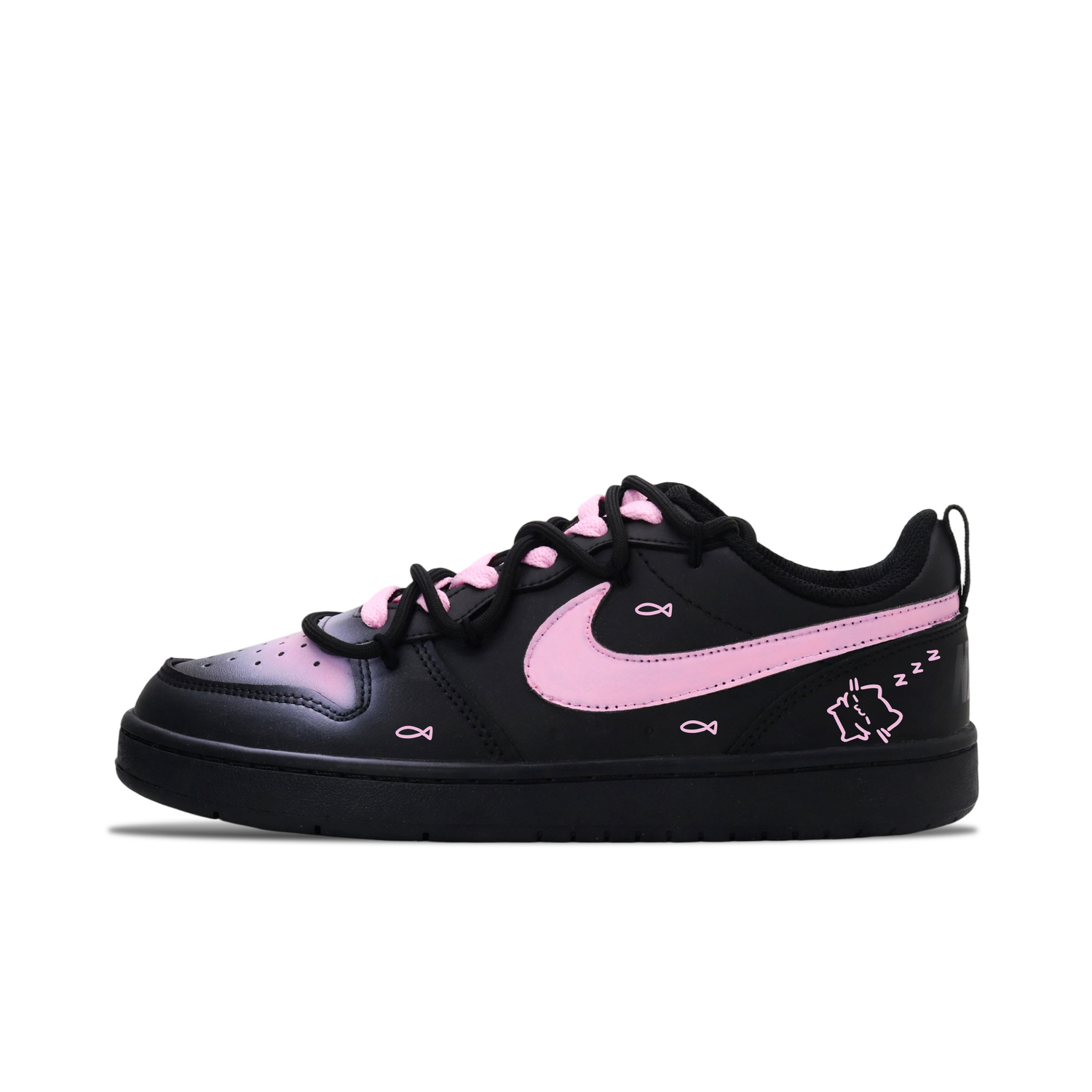 Court Borough Dried Fish Slices Slip Resistant Low top Skateboard Shoes Black Pink Kids' Nike, черный/розовый
Court Borough Dried Fish Slices Slip Resistant Low top Skateboard Shoes Black Pink Kids' Nike, черный/розовый