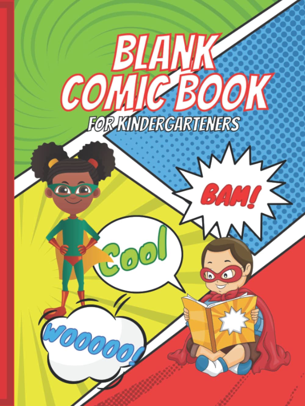 Blank Comic Book For Kindergarteners: A Fun Notebook With Template Fields to Draw Your Own Comic Strips and Cartoons (Independently published)
Blank Comic Book For Kindergarteners: A Fun Notebook With Template Fields to Draw Your Own Comic Strips and Cartoons (Independently published)
