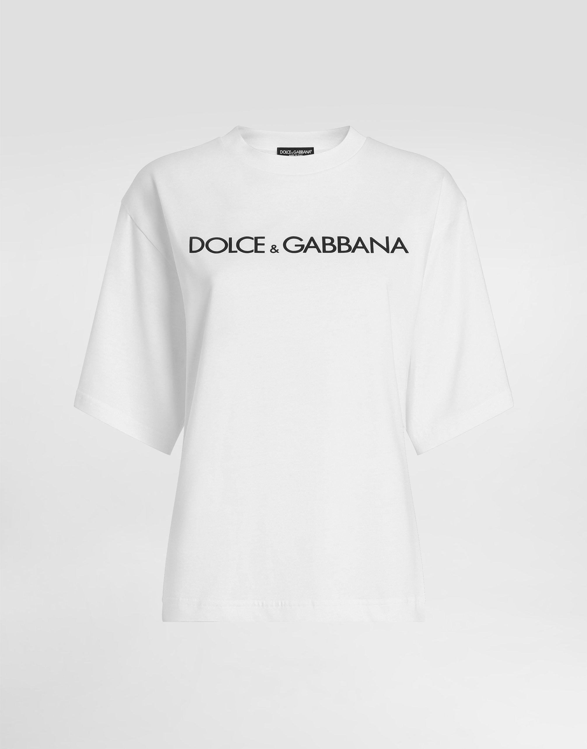 Хлопковая футболка с короткими рукавами с надписью dolce&gabbana Dolce & Gabbana, белый
Хлопковая футболка с короткими рукавами с надписью dolce&gabbana Dolce & Gabbana, белый