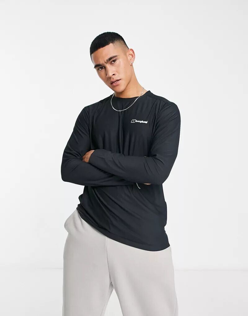 Черный технический топ с длинными рукавами Berghaus Training 24/7
Черный технический топ с длинными рукавами Berghaus Training 24/7