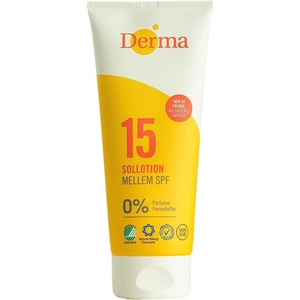 Солнцезащитный лосьон Spf 15 200мл, Derma
Солнцезащитный лосьон Spf 15 200мл, Derma