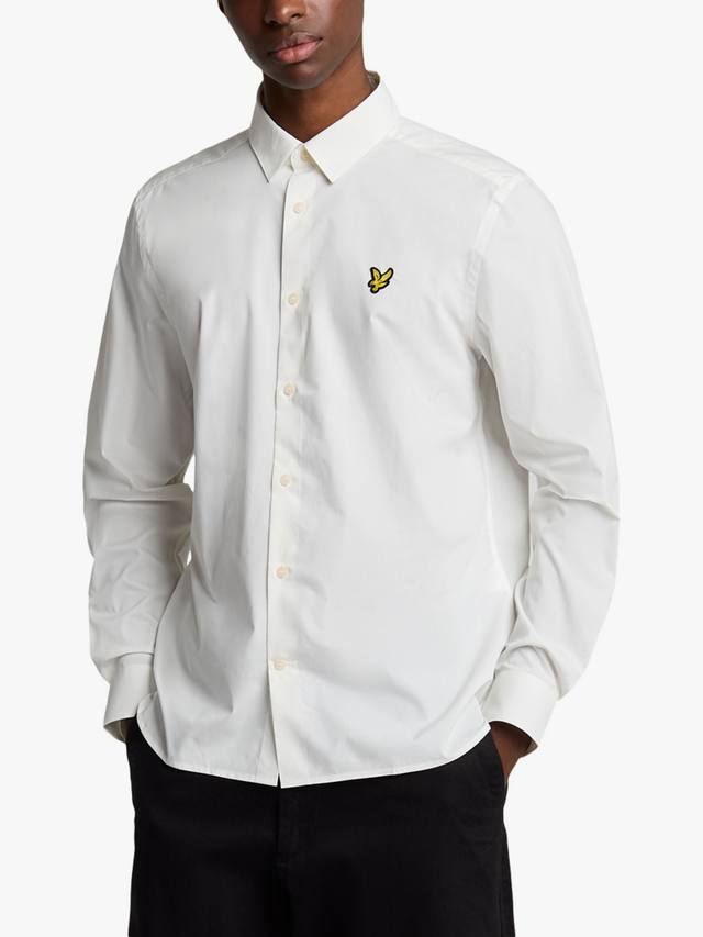 Рубашка Regular Fit из бамбуковой смеси Lyle & Scott, Chalk
Рубашка Regular Fit из бамбуковой смеси Lyle & Scott, Chalk
