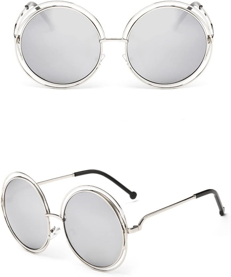 Винтажные круглые солнцезащитные очки большого размера с крупными линзами и зеркальным покрытием, дизайнерские, в металлической оправе, женские солнцезащитные очки LXLHWN, 12-silver-silver
Винтажные круглые солнцезащитные очки большого размера с крупными линзами и зеркальным покрытием, дизайнерские, в металлической оправе, женские солнцезащитные очки LXLHWN, 12-silver-silver