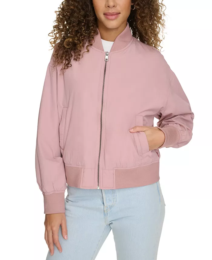 Женская свободная куртка-бомбер на молнии с резинкой по низу Levi's, розовый
Женская свободная куртка-бомбер на молнии с резинкой по низу Levi's, розовый