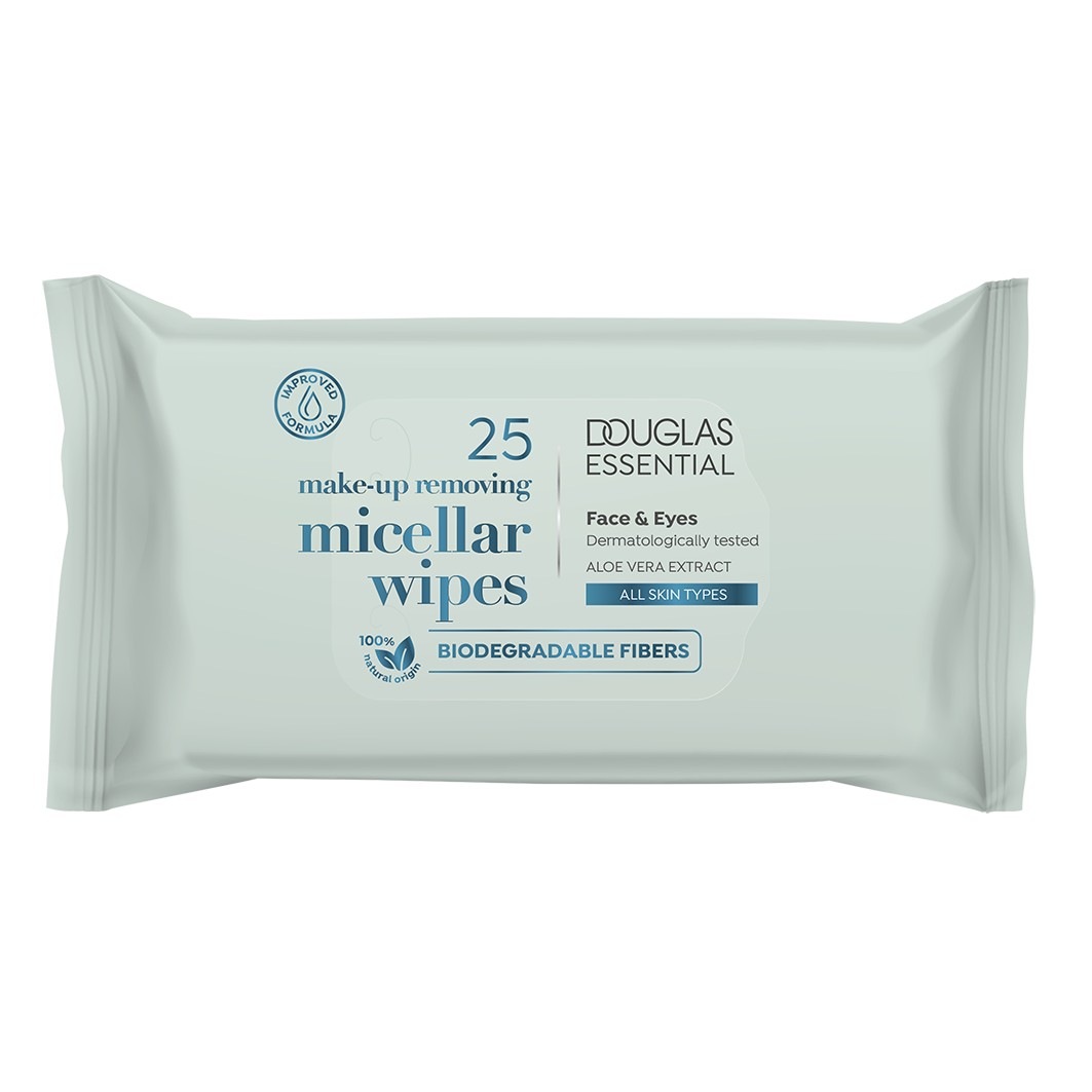 Средство для снятия макияжа essential micellar wipes Douglas Collection, 25 stk., количество 1 шт.
Средство для снятия макияжа essential micellar wipes Douglas Collection, 25 stk., количество 1 шт.