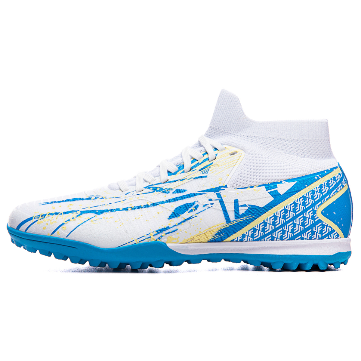 Saibi Мужские футбольные бутсы высокие сине-белые для искусственного покрытия, цвет White Blue-Turf
Saibi Мужские футбольные бутсы высокие сине-белые для искусственного покрытия, цвет White Blue-Turf