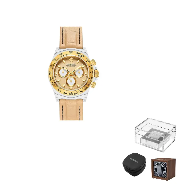 CRONUSART Часы Cross Daytona Automatic Mechanical Movement Canvas Strap Watch Men's Watch White Dial, Gold Big Three Eyes
CRONUSART Часы Cross Daytona Automatic Mechanical Movement Canvas Strap Watch Men's Watch White Dial, Gold Big Three Eyes