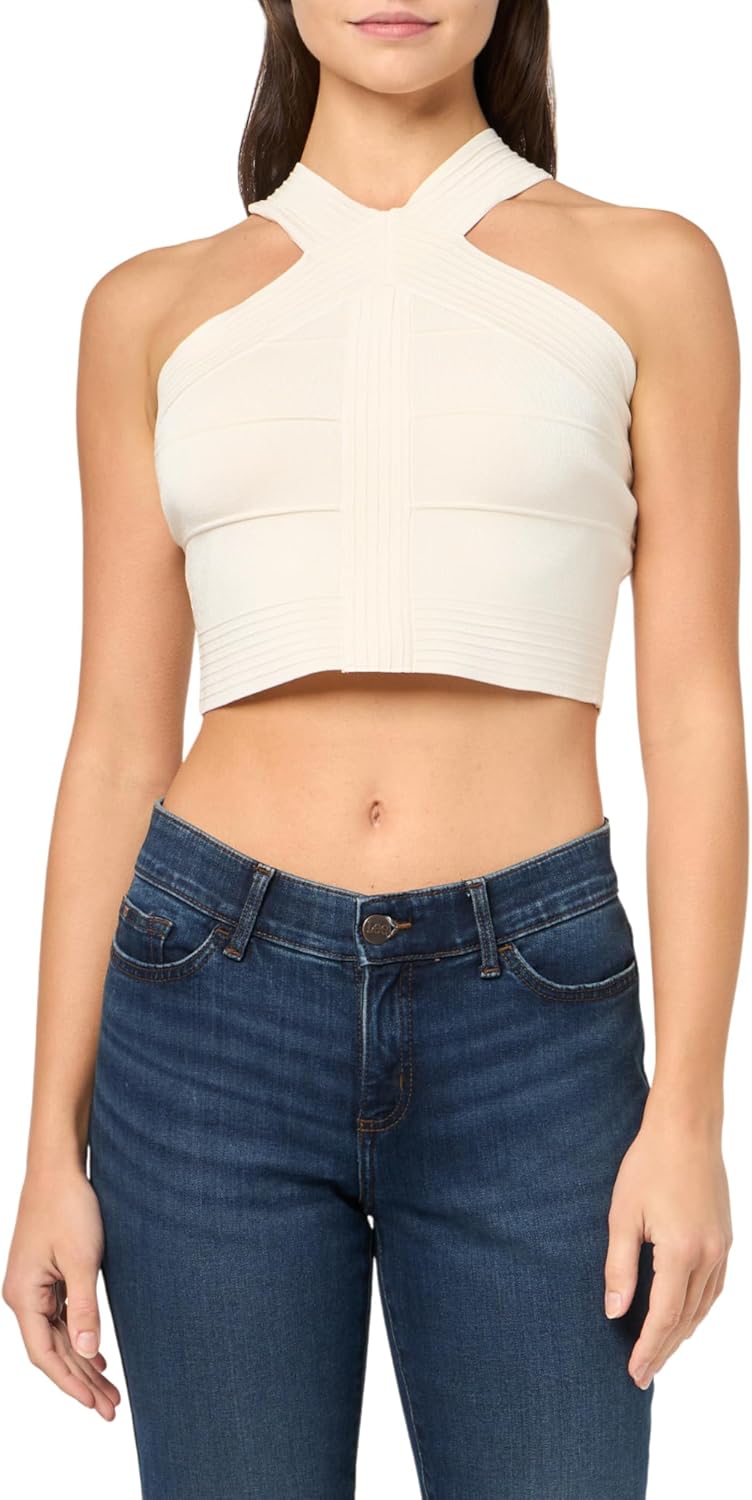 GUESS Women's Sleeveless Mirage Ottoman Staci Sweater, Dove White
GUESS Women's Sleeveless Mirage Ottoman Staci Sweater, Dove White