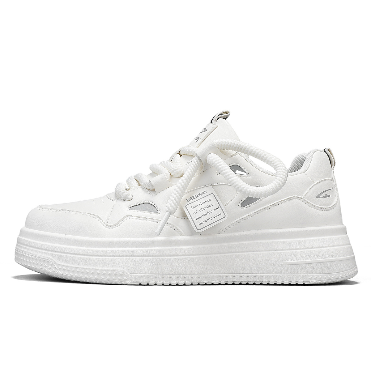 DEERWAY Нескользящие износостойкие низкие кроссовки для скейтбординга, мужские, жемчужно-белые
DEERWAY Нескользящие износостойкие низкие кроссовки для скейтбординга, мужские, жемчужно-белые