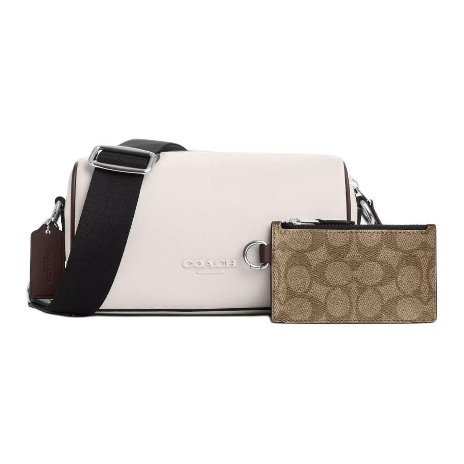 COACH Кожаная сумка через плечо с покрытием из ткани
COACH Кожаная сумка через плечо с покрытием из ткани